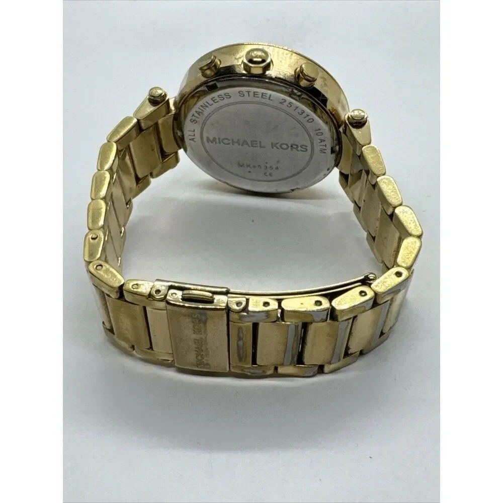 Michael Kors Parker MK5354 Women's Gold Stainless Steel Analog Dial Watch JNA634